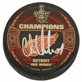 Chris Chelios Signed Red Wings 2008 Stanley Cup Champs Logo Hockey Puck - CHEPUC404 - Chris Chelios Signed Red Wings 2008 Stanley Cup Champs Logo Hockey Puck product image