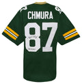 Mark Chmura Signed Green Custom Football Jersey w/SB XXXI - CHMJRY300 - Mark Chmura Signed Green Custom Football Jersey w/SB XXXI product image