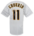 Jackson Chourio Signed White Custom Baseball Jersey - (Beckett) - CHOJRY100 - Jackson Chourio Signed White Custom Baseball Jersey - (Beckett) product image