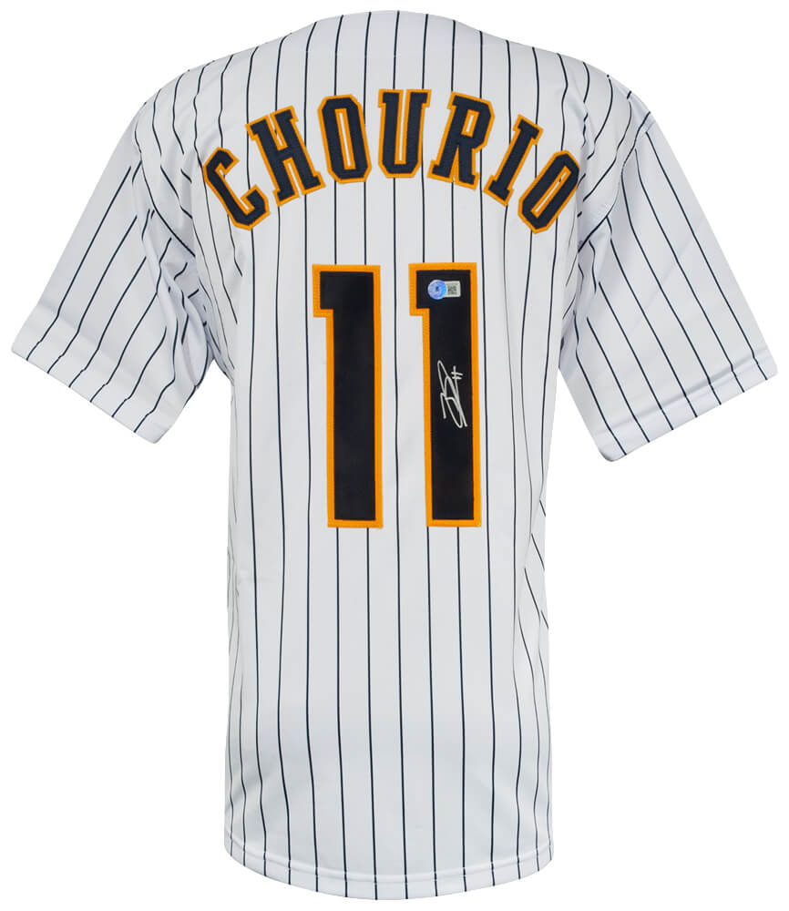 Jackson Chourio Signed White Custom Baseball Jersey - (Beckett COA) - CHOJRY101 - Jackson Chourio Signed White Custom Baseball Jersey - (Beckett COA) product image
