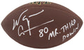 Wayne Chrebet Signed Wilson Super Grip Full Size NFL Football w/Mr. Third Down - CHRFTB301 - Wayne Chrebet Signed Wilson Super Grip Full Size NFL Football w/Mr. Third Down product image