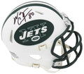 Wayne Chrebet Signed New York Jets Throwback White Riddell Speed Mini Helmet - CHRMIN300 - Wayne Chrebet Signed New York Jets Throwback White Riddell Speed Mini Helmet product image