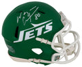 Wayne Chrebet Signed New York Jets Throwback (1980's Style) Green Riddell Speed Mini Helmet - CHRMIN303 - Wayne Chrebet Signed New York Jets Throwback (1980's Style) Green Riddell Speed Mini Helmet product image