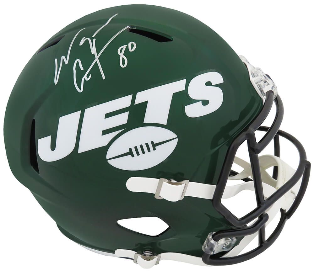 Wayne Chrebet Signed New York Jets Riddell Full Size Speed Replica Helmet - CHRREP300 - Wayne Chrebet Signed New York Jets Riddell Full Size Speed Replica Helmet product image
