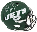 Wayne Chrebet Signed New York Jets Riddell Full Size Speed Replica Helmet w/Green Lantern - CHRREP301 - Wayne Chrebet Signed New York Jets Riddell Full Size Speed Replica Helmet w/Green Lantern product image