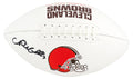 Nick Chubb Signed Cleveland Browns Wilson White Team Logo Football - CHUFTB301 - Nick Chubb Signed Cleveland Browns Wilson White Team Logo Football product image