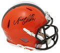 Nick Chubb Signed Cleveland Browns Riddell Speed Mini Helmet - CHUMIN300 - Nick Chubb Signed Cleveland Browns Riddell Speed Mini Helmet product image