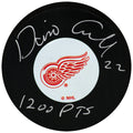 Dino Ciccarelli Signed Detroit Red Wings Logo Hockey Puck w/1200 Pts - CICPUC404 - Dino Ciccarelli Signed Detroit Red Wings Logo Hockey Puck w/1200 Pts product image