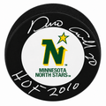 Dino Ciccarelli Signed Minnesota North Stars Large Logo Hockey Puck w/HOF 2010 - CICPUC409 - Dino Ciccarelli Signed Minnesota North Stars Large Logo Hockey Puck w/HOF 2010 product image