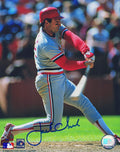 Jack Clark Signed Cardinals Swinging Action 8x10 Photo - CLA08P101 - Jack Clark Signed Cardinals Swinging Action 8x10 Photo product image