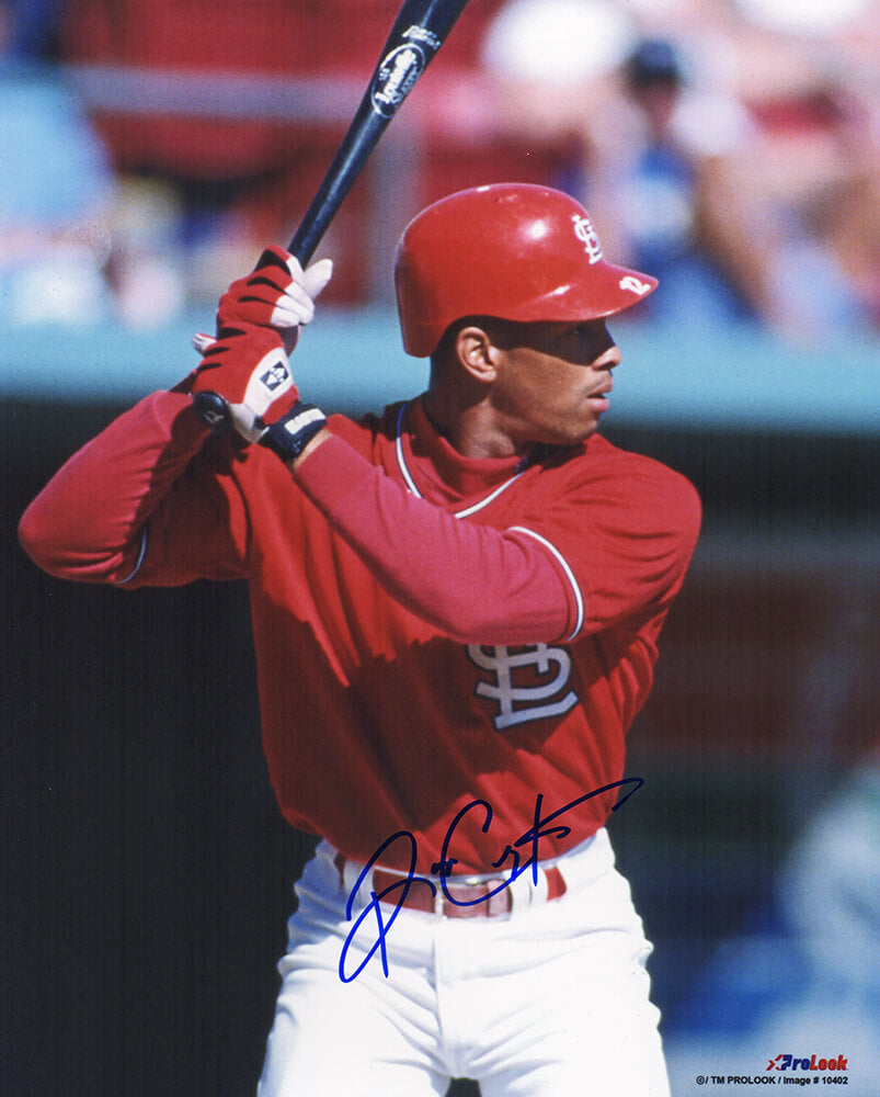 Royce Clayton Signed Cardinals Batting Close Up 8x10 Photo - CLA08P111 - Royce Clayton Signed Cardinals Batting Close Up 8x10 Photo product image