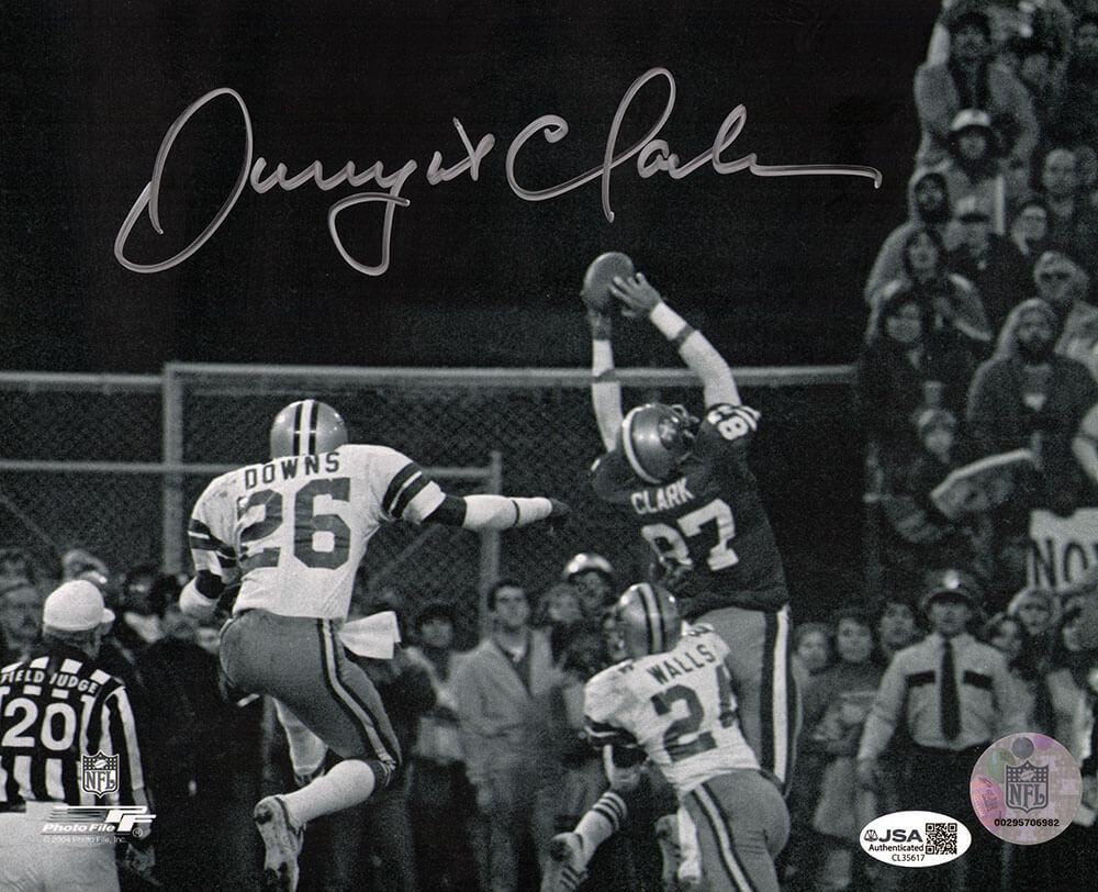 Dwight Clark Signed San Francisco 49ers The Catch B&W 8x10 Photo - (JSA) - CLA08P301 - Dwight Clark Signed San Francisco 49ers The Catch B&W 8x10 Photo - (JSA) product image