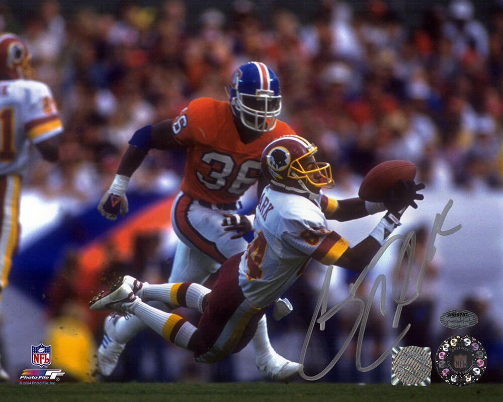 Gary Clark Signed Washington Football Team White Jersey Catch 8x10 Photo - CLA08P315TW - Gary Clark Signed Washington Football Team White Jersey Catch 8x10 Photo product image