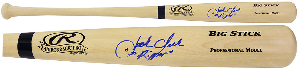 Jack Clark Signed Rawlings Big Stick Blonde Baseball Bat w/Ripper - CLABAT103 - Jack Clark Signed Rawlings Big Stick Blonde Baseball Bat w/Ripper product image