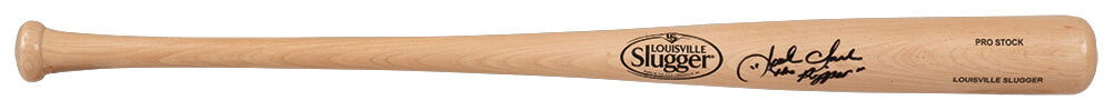 Jack Clark Signed Louisville Slugger Pro Stock Blonde Baseball Bat w/Ripper - CLABAT105 - Jack Clark Signed Louisville Slugger Pro Stock Blonde Baseball Bat w/Ripper product image