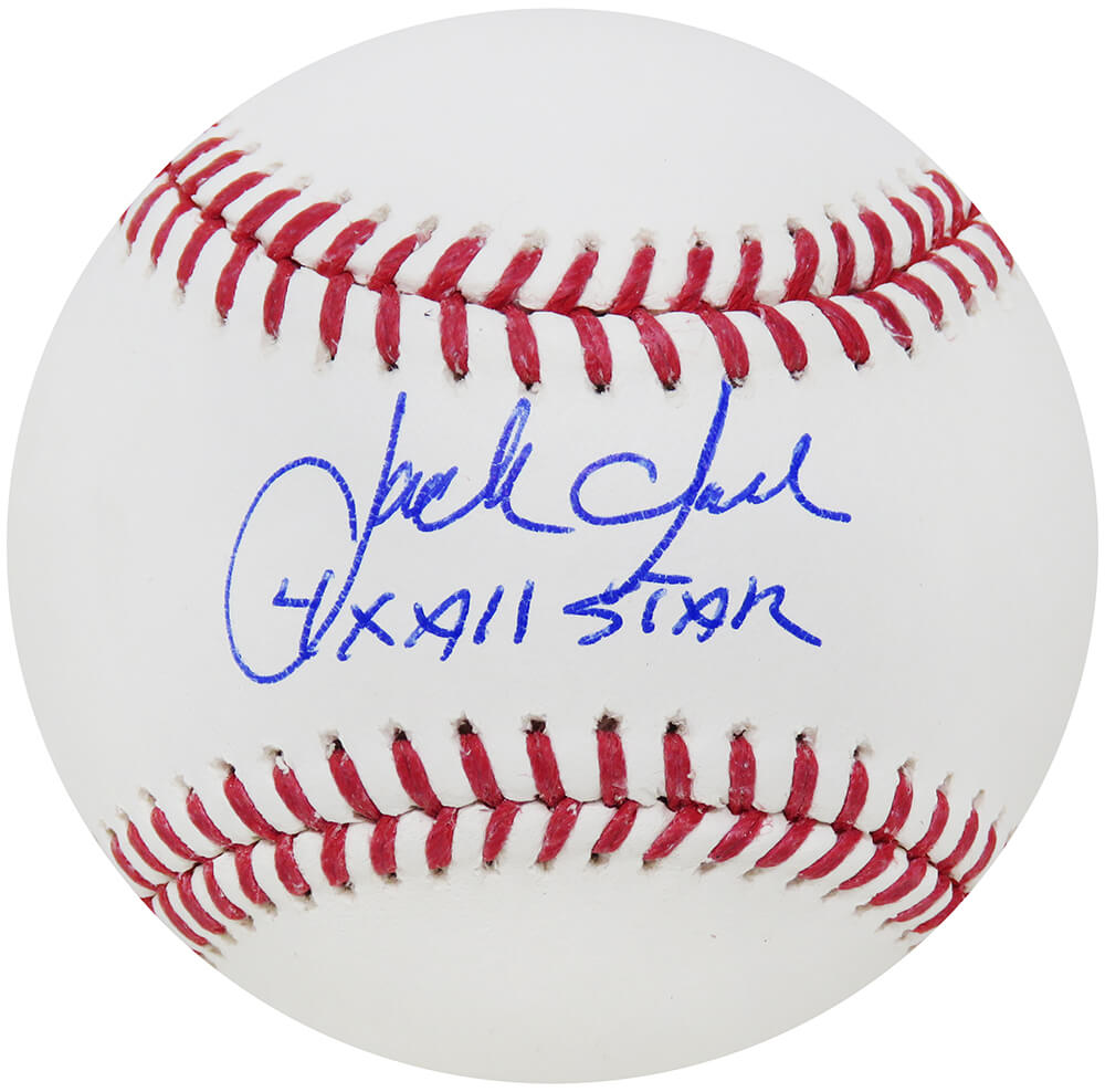 Jack Clark Signed Rawlings Official MLB Baseball w/4x All Star - CLABSB102 - Jack Clark Signed Rawlings Official MLB Baseball w/4x All Star product image
