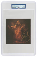 Kelly Clarkson Signed 'Chemistry' 5x5 CD Insert - (PSA/DNA Encapsulated) - CLACUT501 - Kelly Clarkson Signed 'Chemistry' 5x5 CD Insert - (PSA/DNA Encapsulated) product image