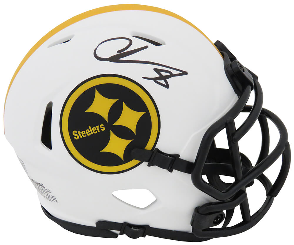 Chase Claypool Signed Pittsburgh Steelers Lunar Eclipse Riddell Speed Mini Helmet (Fanatics) - CLAMIN302 - Chase Claypool Signed Pittsburgh Steelers Lunar Eclipse Riddell Speed Mini Helmet (Fanatics) product image