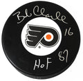 Bobby Clarke Signed Philadelphia Flyers Logo Hockey Puck w/HOF'87 - CLAPUC400 - Bobby Clarke Signed Philadelphia Flyers Logo Hockey Puck w/HOF'87 product image