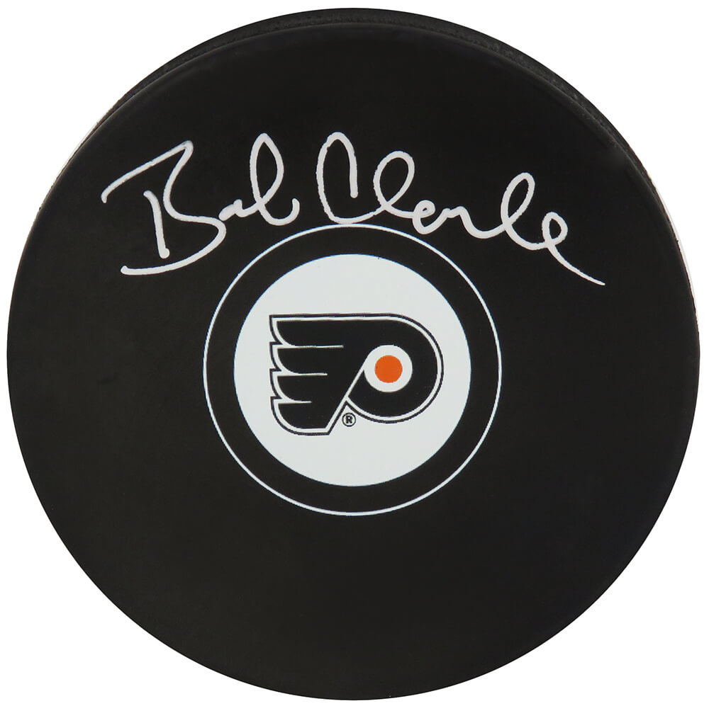 Bobby Clarke Signed Philadelphia Flyers Logo Hockey Puck - CLAPUC401 - Bobby Clarke Signed Philadelphia Flyers Logo Hockey Puck product image
