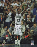 Mateen Cleaves Signed Michigan State Spartans Arms Up Celebration 8x10 Photo - CLE08P200 - Mateen Cleaves Signed Michigan State Spartans Arms Up Celebration 8x10 Photo product image