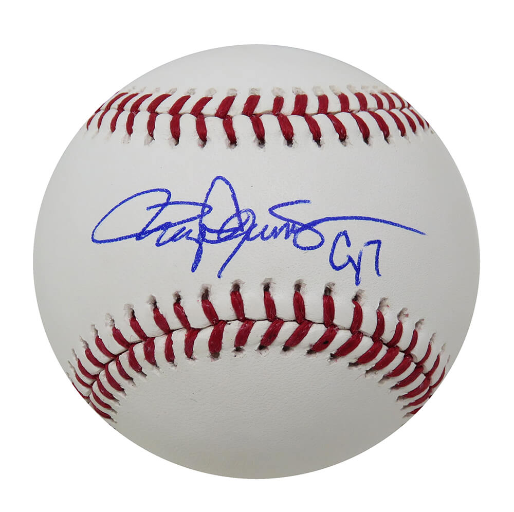 Roger Clemens Signed Rawlings Official MLB Baseball w/Cy7 - CLEBSB101 - Roger Clemens Signed Rawlings Official MLB Baseball w/Cy7 product image