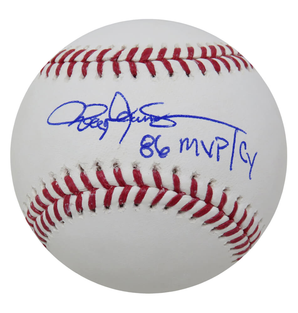 Roger Clemens Signed Rawlings Official MLB Baseball w/86 MVP, CY - CLEBSB103 - Roger Clemens Signed Rawlings Official MLB Baseball w/86 MVP, CY product image