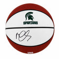 Mateen Cleaves Signed Michigan State Spartans Logo Brands White Logo Basketball - CLEBSK200 - Mateen Cleaves Signed Michigan State Spartans Logo Brands White Logo Basketball product image
