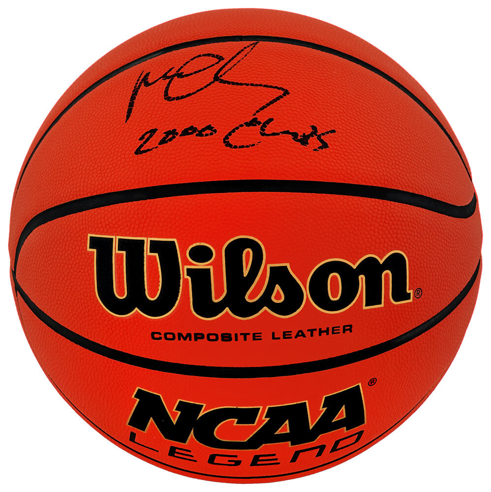 Mateen Cleaves Signed Wilson NCAA Legends Full Size Basketball w/2000 National Champs - CLEBSK202 - Mateen Cleaves Signed Wilson NCAA Legends Full Size Basketball w/2000 National Champs product image