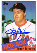 Roger Clemens Signed Boston Red Sox 1985 Topps Rookie Baseball Card #181 - CLECAR102 - Roger Clemens Signed Boston Red Sox 1985 Topps Rookie Baseball Card #181 product image