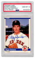 Roger Clemens Signed Boston Red Sox 1984 Fleer Update Rookie Card #U-27 (PSA/DNA Encapsulated - Auto Grade 10) - CLECAR108 - Roger Clemens Signed Boston Red Sox 1984 Fleer Update Rookie Card #U-27 (PSA/DNA Encapsulated - Auto Grade 10) product image