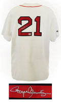 Roger Clemens Signed Boston Red Sox White Majestic Replica Baseball Jersey - CLEJRY100 - Roger Clemens Signed Boston Red Sox White Majestic Replica Baseball Jersey product image