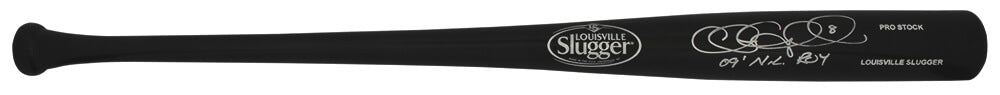 Chris Coghlan Signed Louisville Slugger Pro Stock Black Baseball Bat w/09 NL ROY - COGBAT100 - Chris Coghlan Signed Louisville Slugger Pro Stock Black Baseball Bat w/09 NL ROY product image