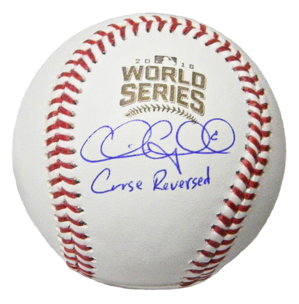 Chris  Coghlan Signed Rawlings Official 2016 World Series Baseball w/Curse Reversed - COGBSB102 - Chris Coghlan Signed Rawlings Official 2016 World Series Baseball w/Curse Reversed product image