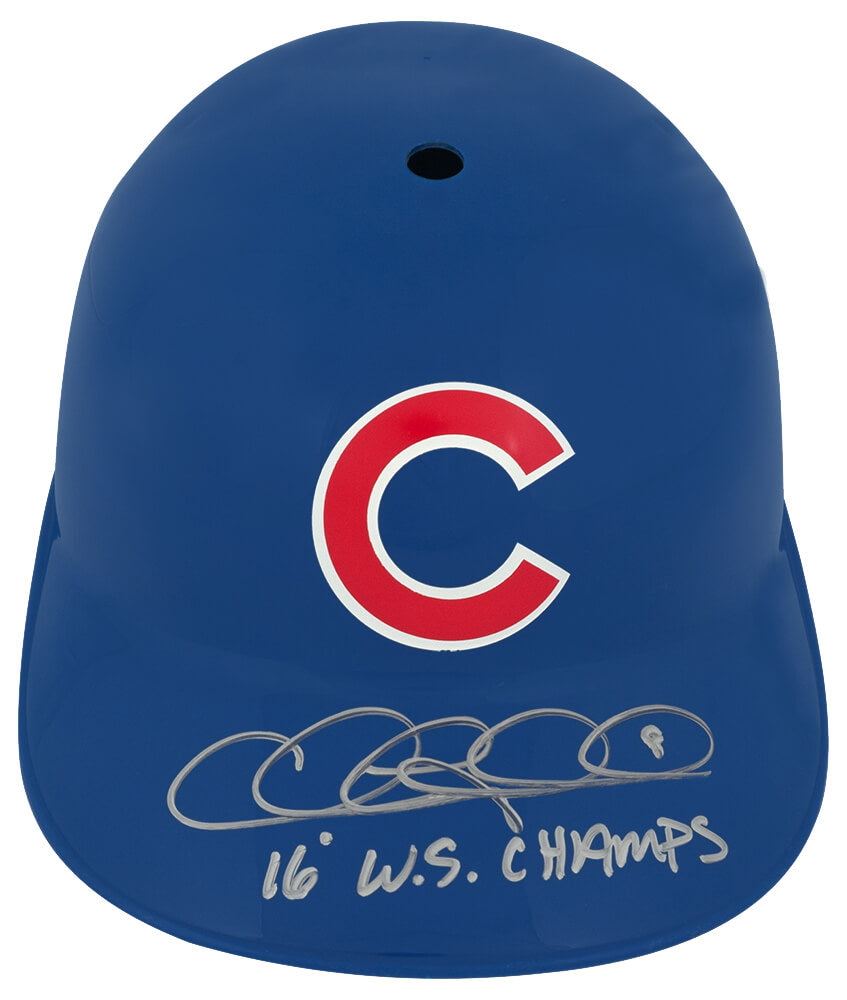 Chris Coghlan Signed Chicago Cubs Souvenir Replica Batting Helmet w/16 WS Champs - COGBTH101 - Chris Coghlan Signed Chicago Cubs Souvenir Replica Batting Helmet w/16 WS Champs product image