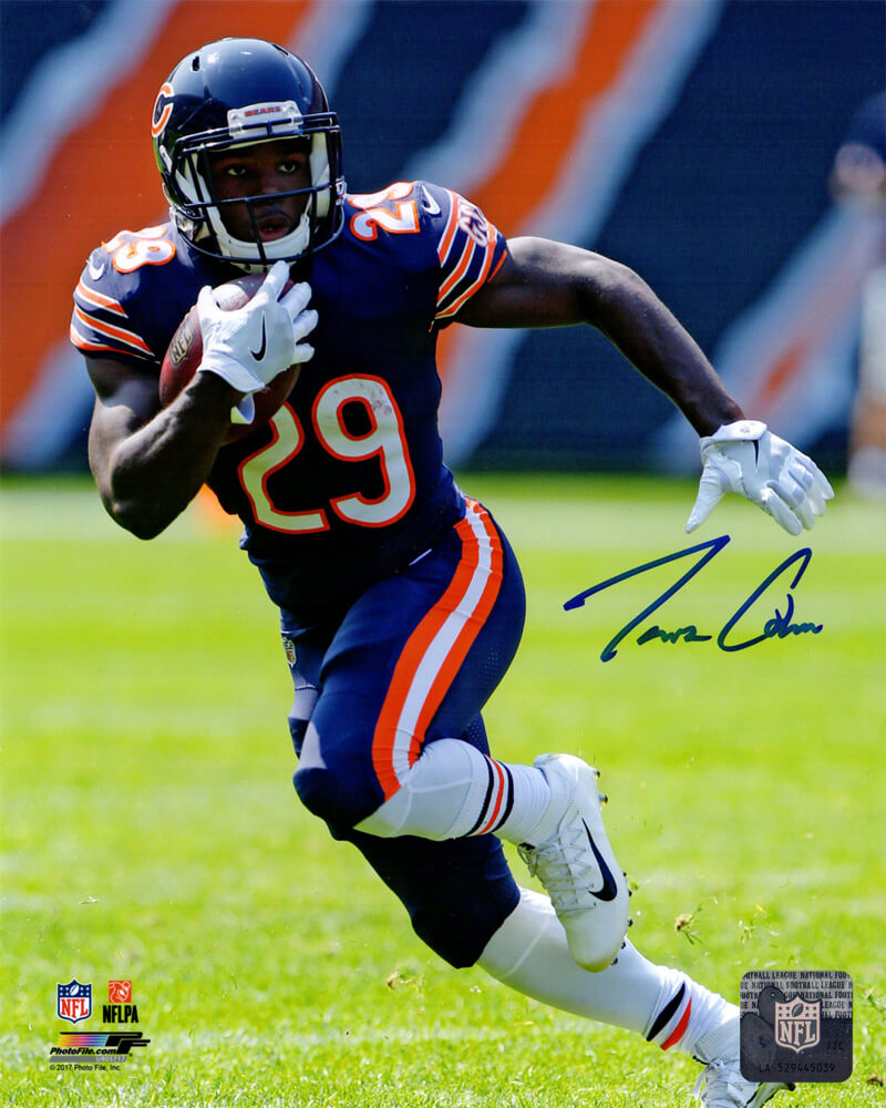 Tarik Cohen Signed Chicago Bears Action 8x10 Photo - COH08P300 - Tarik Cohen Signed Chicago Bears Action 8x10 Photo product image