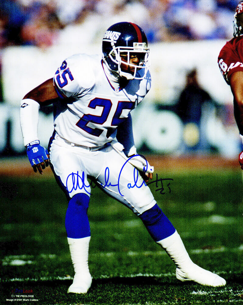 Mark Collins Signed New York Giants Action 8x10 Photo - COL08P310 - Mark Collins Signed New York Giants Action 8x10 Photo product image