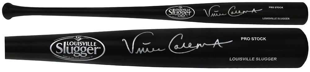 Vince Coleman Signed Louisville Slugger Pro Stock Black Baseball Bat - COLBAT100 - Vince Coleman Signed Louisville Slugger Pro Stock Black Baseball Bat product image