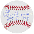 Vince Coleman Signed Rawlings Official MLB Baseball w/85 NL ROY - COLBSB111 - Vince Coleman Signed Rawlings Official MLB Baseball w/85 NL ROY product image