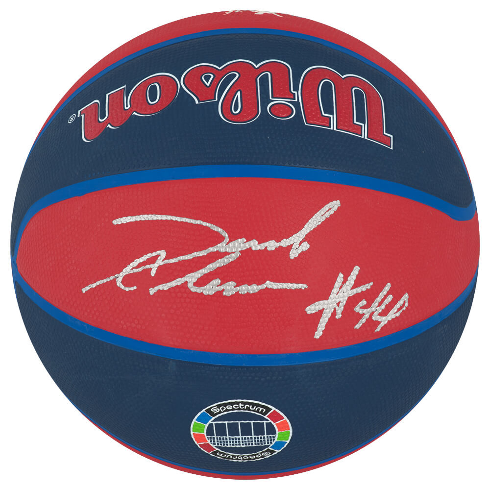 Derrick Coleman Signed Wilson The City Philadelphia 76ers Logo Basketball - COLBSK206 - Derrick Coleman Signed Wilson The City Philadelphia 76ers Logo Basketball product image