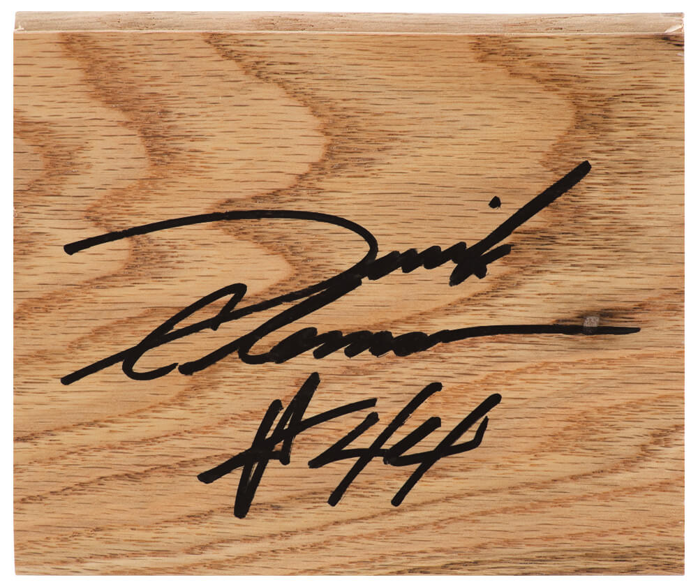 Derrick Coleman Signed 5x6 Floor Piece - COLFLO200 - Derrick Coleman Signed 5x6 Floor Piece product image
