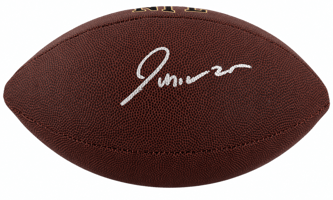 Junior Colson Signed Wilson Super Grip Full Size NFL Football - COLFTB301 - Junior Colson Signed Wilson Super Grip Full Size NFL Football product image