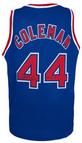 Derrick Coleman Signed Blue Custom Basketball Jersey w/ROY'91 - COLJRY201 - Derrick Coleman Signed Blue Custom Basketball Jersey w/ROY'91 product image