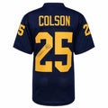 Junior Colson Signed Navy Custom College Football Jersey w/2023 Nat Champs - COLJRY301 - Junior Colson Signed Navy Custom College Football Jersey w/2023 Nat Champs product image