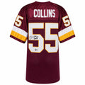 Andre Collins Signed Maroon Throwback Custom Football Jersey w/SB XXVI - COLJRY310 - Andre Collins Signed Maroon Throwback Custom Football Jersey w/SB XXVI product image