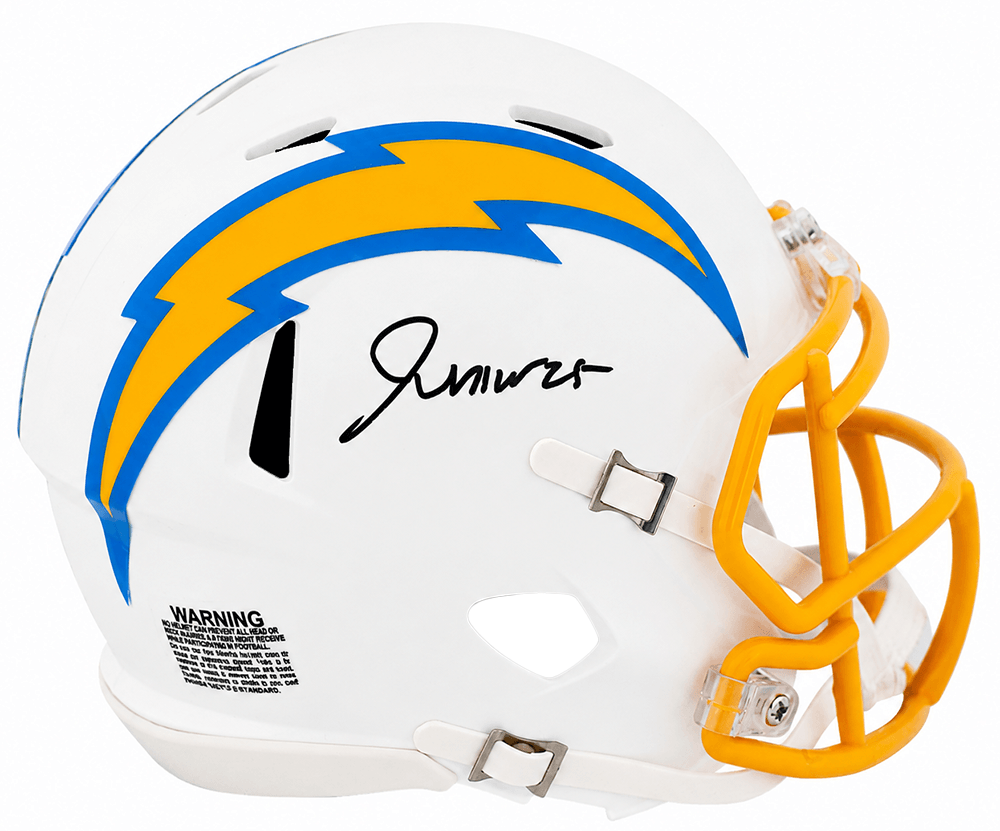 Junior Colson Signed Los Angeles Chargers Riddell Speed Mini Helmet - COLMIN321 - Junior Colson Signed Los Angeles Chargers Riddell Speed Mini Helmet product image