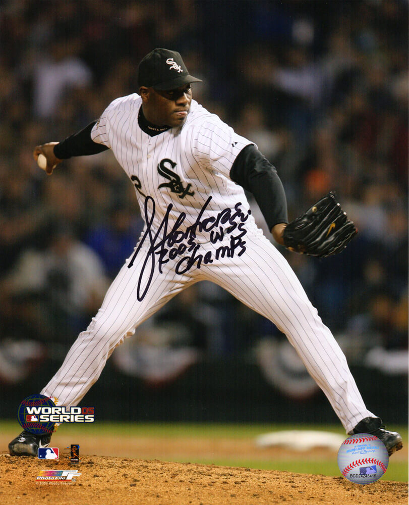 Jose Contreras Signed Chicago White Sox 2005 World Series Pitching 8x10 Photo w/2005 WS Champs - CON08P101 - Jose Contreras Signed Chicago White Sox 2005 World Series Pitching 8x10 Photo w/2005 WS Champs product image