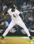 Jose Contreras Signed Chicago White Sox 2005 World Series 16x20 Photo w/2005 WS Champs, Game 1 Win - CON16P102 - Jose Contreras Signed Chicago White Sox 2005 World Series 16x20 Photo w/2005 WS Champs, Game 1 Win product image