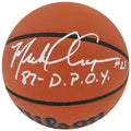 Michael Cooper Signed Wilson Indoor/Outdoor NBA Basketball w/87 NBA DPOY - COOBSK203 - Michael Cooper Signed Wilson Indoor/Outdoor NBA Basketball w/87 NBA DPOY product image