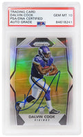 Dalvin Cook Signed Minnesota Vikings 2017 Panini Prizm Silver Football Rookie Card #231 (PSA Encapsulated - Auto Grade 10) - COOCAR301 - Dalvin Cook Signed Minnesota Vikings 2017 Panini Prizm Silver Football Rookie Card #231 (PSA Encapsulated - Auto Grade 10) product image